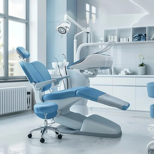 Modern dental office interior in New Mexico